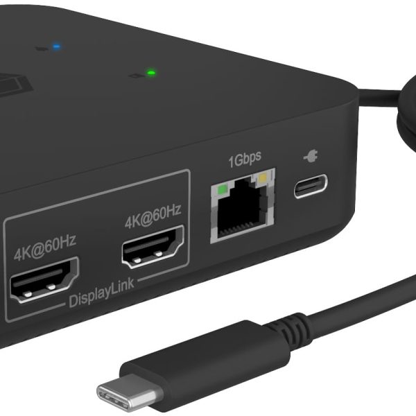 ICY BOX Mobile Dockingstation 12in1 IB-DK4090-C 3xHDMI,2x USB-C 3.2G2,4x USB-A