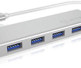 ICY BOX USB 3.0 Type-C Hub silver IB-HUB1425-C with 4 USB ports