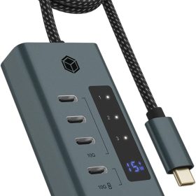 ICY BOX USB-C - 4-Port Hub IB-HUB1454-C31 3x 3.2 Gen2, 1x PD 20W