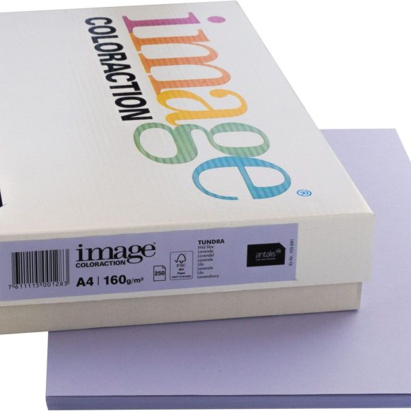 IMAGE COLORACTION Kopierpapier Tundra A4 266740 160g lavendel 250 Blatt