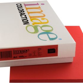 IMAGE COLORACTION Kopierpapier Chile A4 266782 rot, 160g 250 Blatt