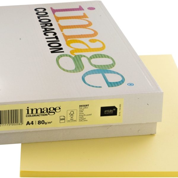 IMAGE COLORACTION Kopierpapier Desert A4 274566 80g, gelb 500 Blatt