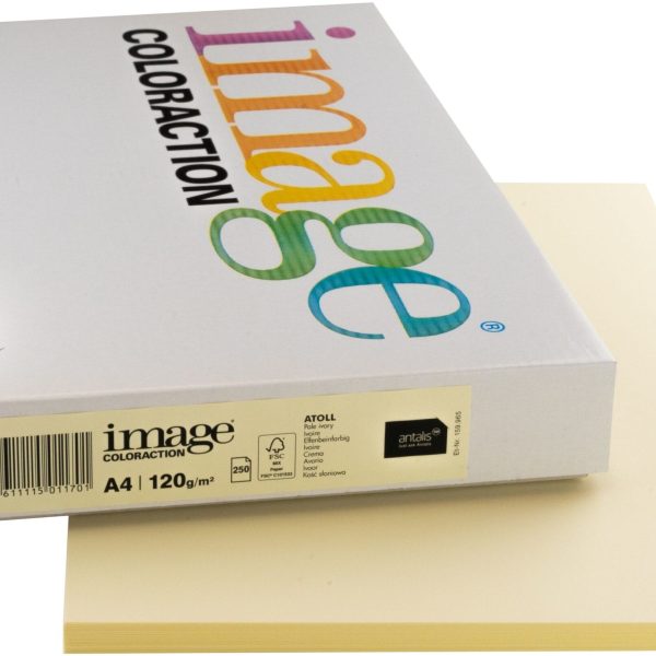 IMAGE COLORACTION Kopierpapier Atoll A4 294523 120g, elfenbein 250 Blatt