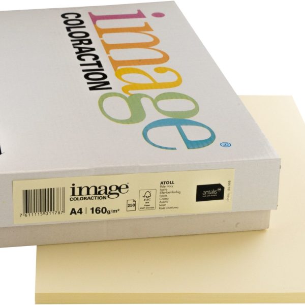 IMAGE COLORACTION Kopierpapier Atoll A4 294539 160g elfenbein 250 Blatt