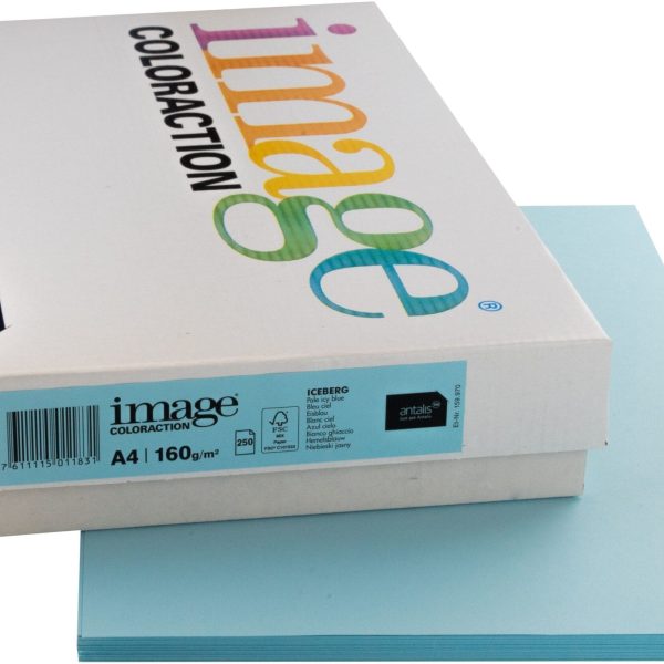 IMAGE COLORACTION Kopierpapier Iceberg A4 294544 eisblau, 160g 250 Blatt