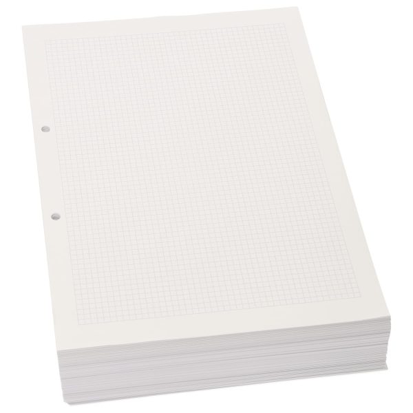 INGOLD-BIWA Ringbucheinlagen A4 02.342.442 weiss 90g 4x4mm kar. 500 Blatt