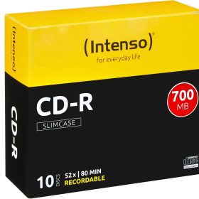 INTENSO CD-R Slim 80MIN/700MB 1001622 52X 10 Pcs