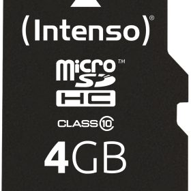 INTENSO micro SDHC Card Class 10 4GB 3413450