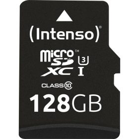 INTENSO Micro SDXC Card PRO 128GB 3433491 with adapter, UHS-I
