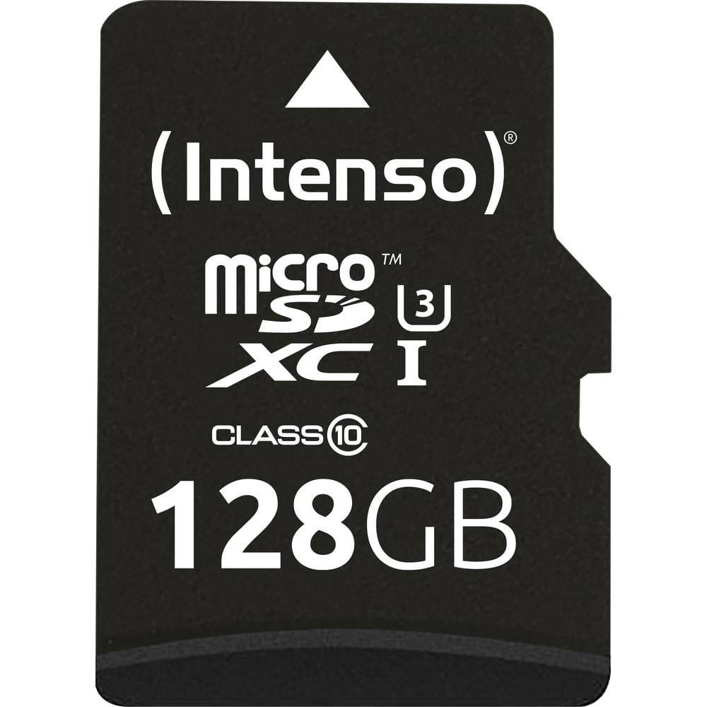 INTENSO-3433491-4034303030095 INTENSO Micro SDXC Card PRO 128GB 3433491 with adapter, UHS-I – Hochwertig & günstig bei ShopDeca