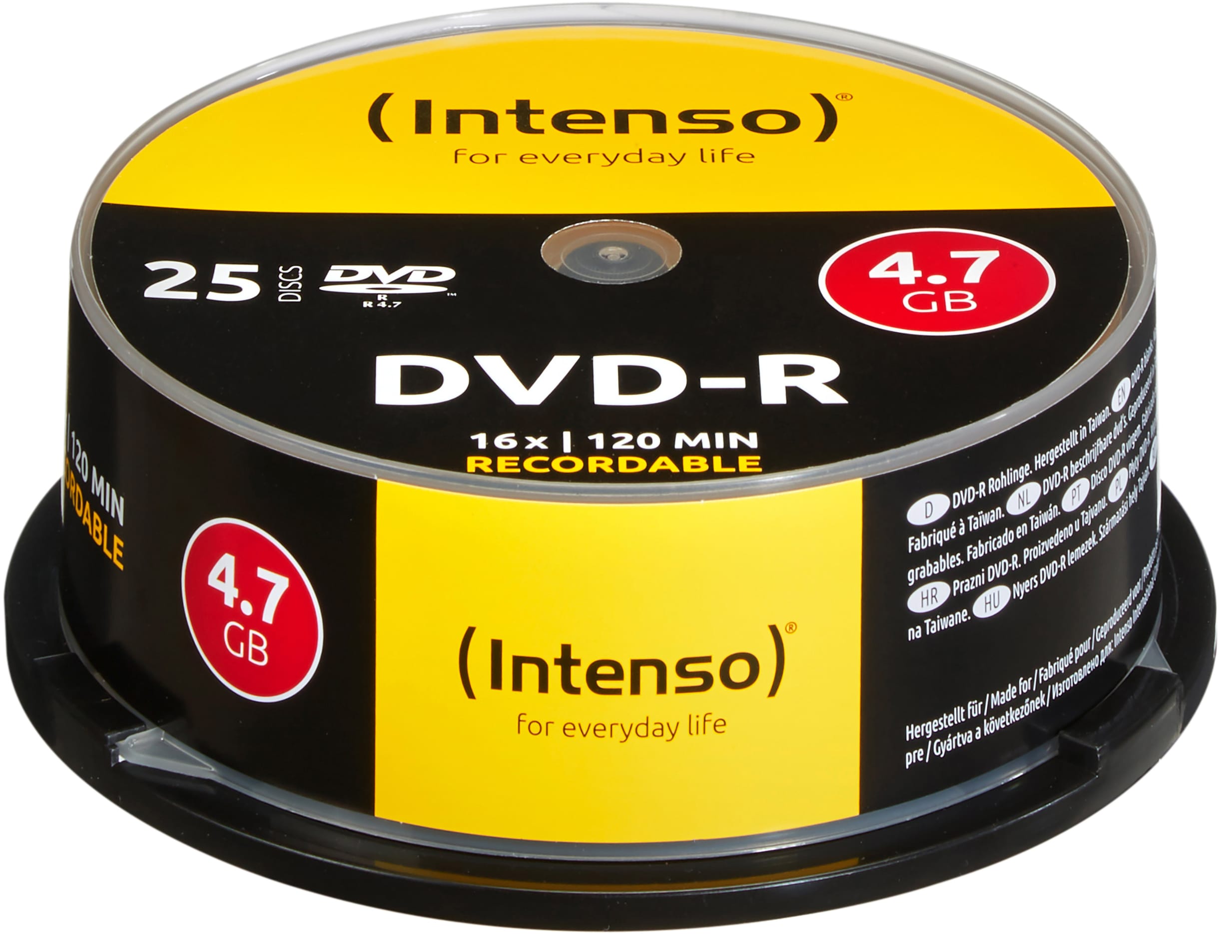 INTENSO-4101154-4034303004331 INTENSO DVD-R Cake Box 4.7GB 4101154 16X 25 Pcs – Hochwertig & günstig bei ShopDeca