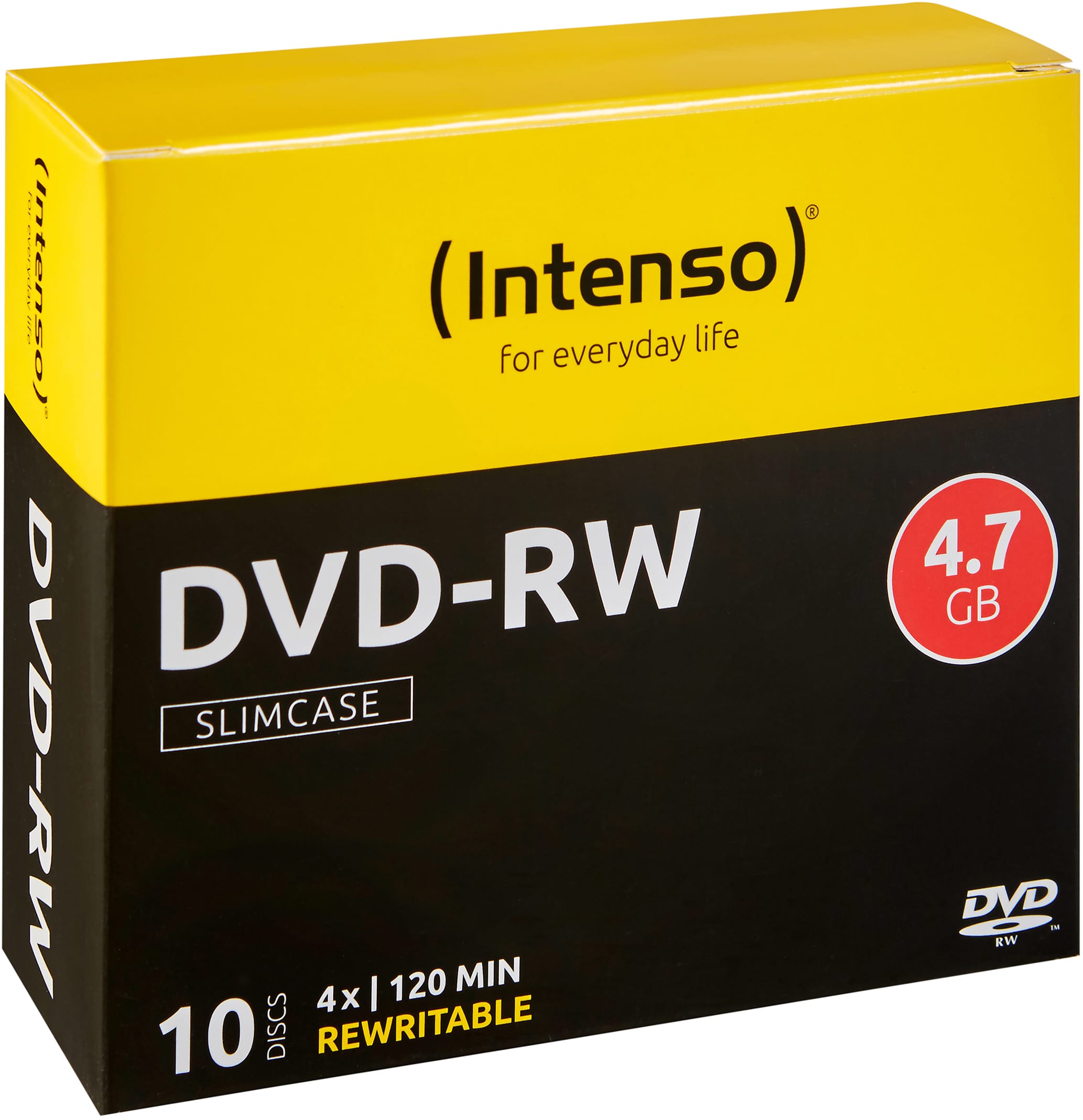 INTENSO-4201632-4034303006236 INTENSO DVD-RW Slim 4.7GB 4201632 4x 10 Pcs – Hochwertig & günstig bei ShopDeca