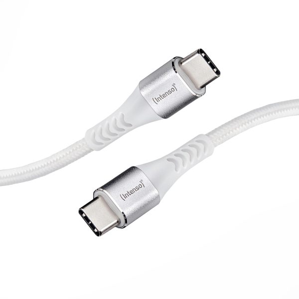 INTENSO Cable USB-C to USB C 7901002 1.5 m, Nylon white