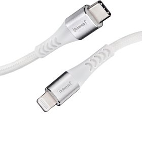 INTENSO Cable USB-C to Lightning 7902002 1.5 m, Nylon white