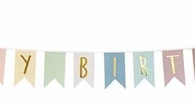 JABADABADO Wimpelkette A3216 Happy Birthday 3.5m