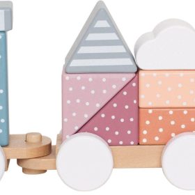 JABADABADO Zug mit Bausteinen Teddy C2521 35x7x11 cm