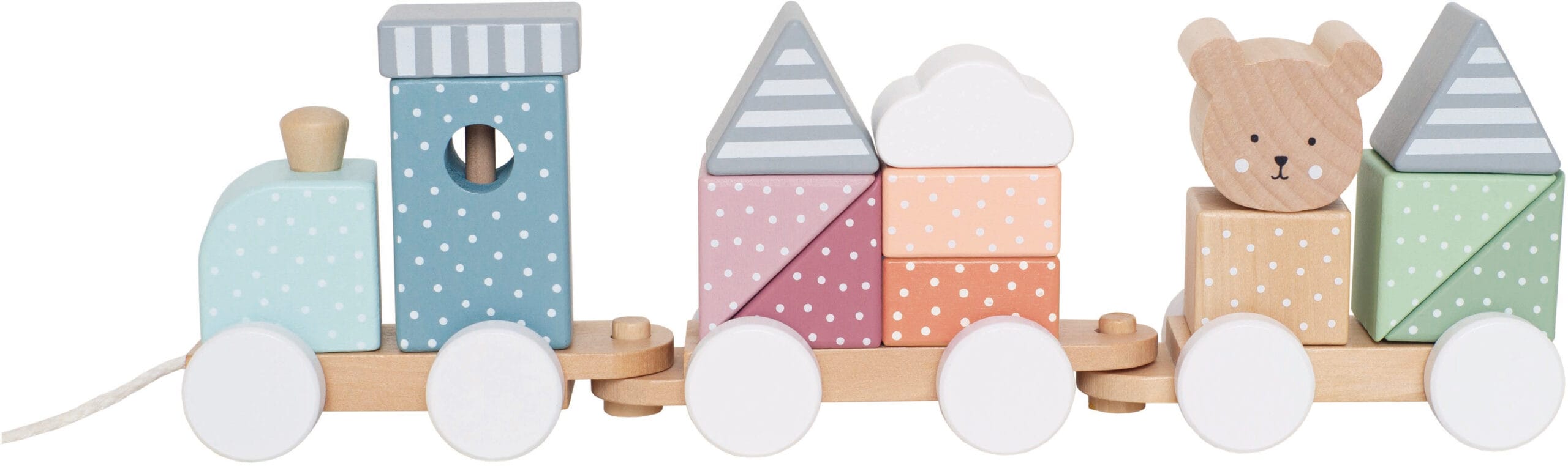 JABADABADO-C2521-7332599025212 JABADABADO Zug mit Bausteinen Teddy C2521 35x7x11 cm – Hochwertig & günstig bei ShopDeca