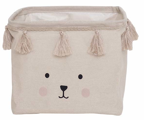 JABADABADO-K016-7350018360164 JABADABADO Aufbewahrungskorb K016 Teddy 28x28x24cm – Hochwertig & günstig bei ShopDeca