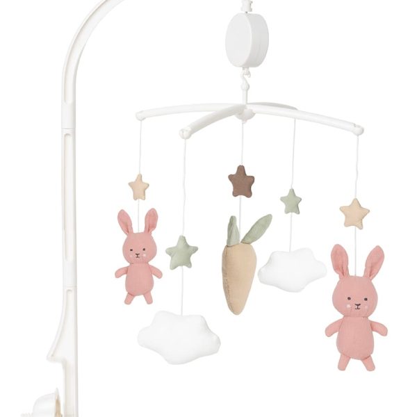 JABADABADO Mobile mit Musik Hase K113 rosa
