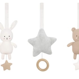 JABADABADO Babygym Spielzeug Hase/Teddy K128 braun/weiss