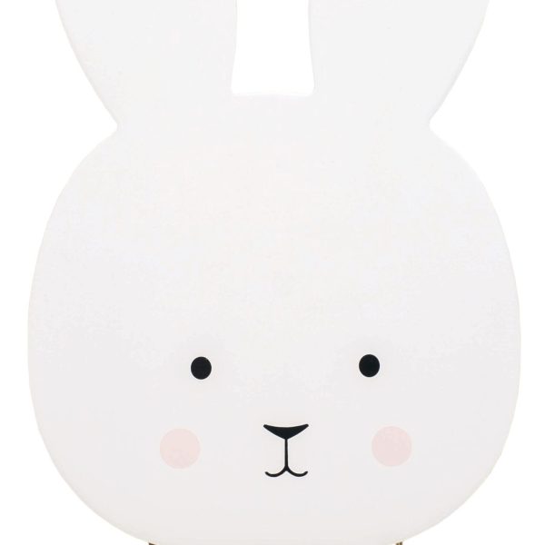 JABADABADO Wandhaken Hase 26x15cm S1010 weiss