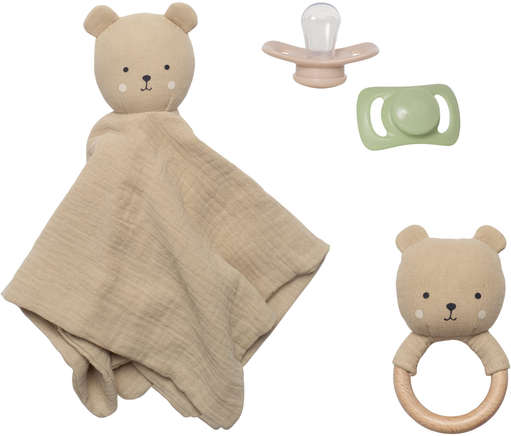 JABADABADO-S1024-7332599010249 JABADABADO Geschenkset Kuschelteddy S1024 beige 4-teilig – Hochwertig & günstig bei ShopDeca