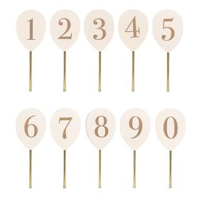 JABADABADO Zahlenballons 4.3x1x11.3cm T303 0-9, Holz