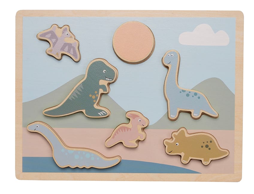 JABADABADO-T304-7332599003043 JABADABADO Steckpuzzle 29x21cm T304 Dino – Hochwertig & günstig bei ShopDeca