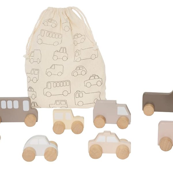 JABADABADO Erste Autos W7247 8 Autos in Stofftasche