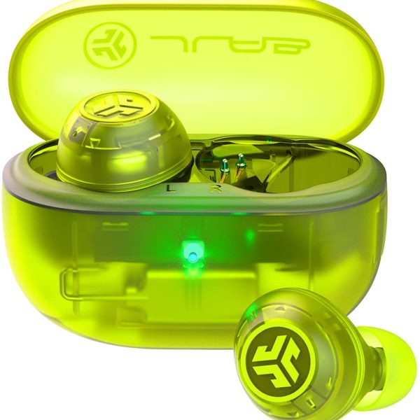 JLAB Go Pop ANC Earbuds IEUEBGOANCRTRAGRN124 True Wirel.Transp.Neon Green