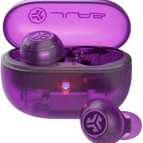 JLAB Go Pop ANC Earbuds IEUEBGOANCRTRAPUR124 True Wirel.Transparent Purple