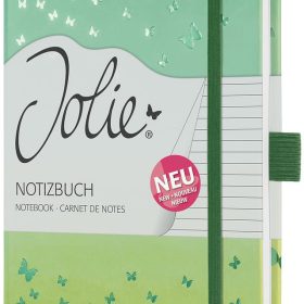 JOLIE Notizbuch Butterfly Confetti JN347 liniert, 174 S., bunt, A5