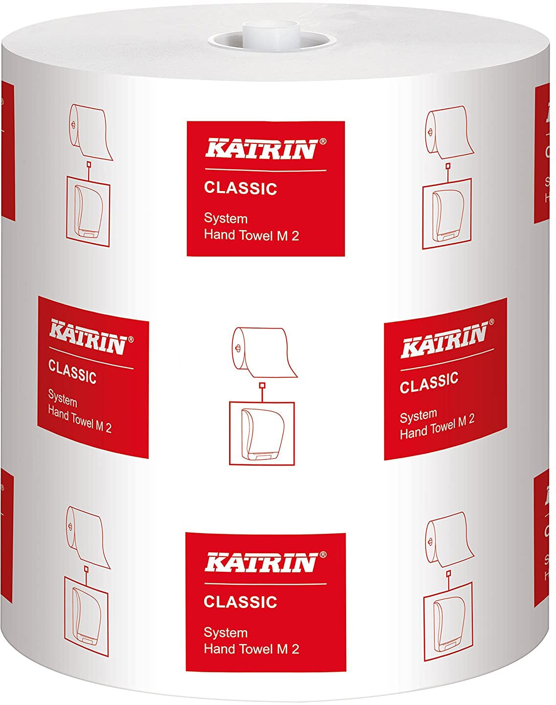 KATRIN-547618-6414305460102 KATRIN Handtuchrolle Classic M2 547618 2-lagig, weiss – Hochwertig & günstig bei ShopDeca