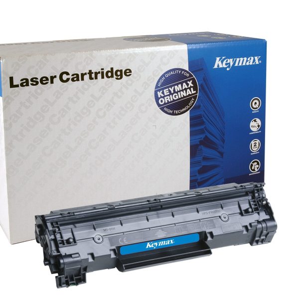 KEYMAX RMC-Toner-Modul schwarz CB435AKEY zu HP LJ P1005 1500 Seiten