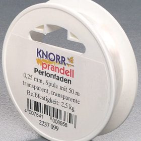 KNORR PRANDELL Perlonfaden 50mx0,25mm 2237099 transparent