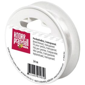 KNORR PRANDELL Perlonfaden 50mx0,50mm 8048509 weiss