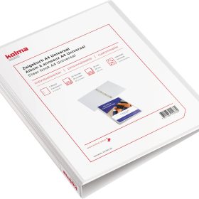 KOLMA Zeigebuch Vario Universal A4 01.201.16 weiss, 4-Ring 20mm