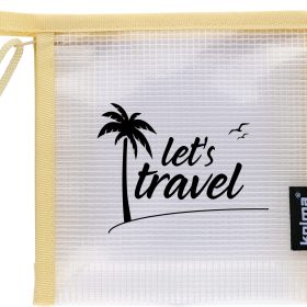 KOLMA Reissverschlusstasche 15x15cm 08.187.15 Mesh Bag,let's travel