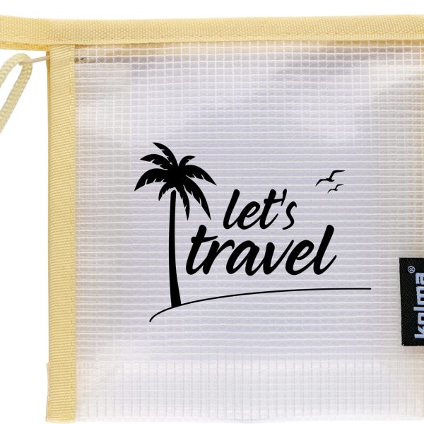 KOLMA Reissverschlusstasche 15x15cm 08.187.15 Mesh Bag,let's travel