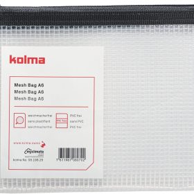 KOLMA Reissverschlusstasche A6 08.198.25 Mesh Bag, nachtblau