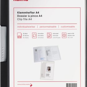 KOLMA Klemmhefter Tender A4 10.016.48 anthrazit, 2-teilig