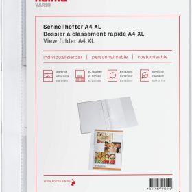 KOLMA Schnellhefter Vario A4 XL 11.005.16 weiss, ExtraSolid