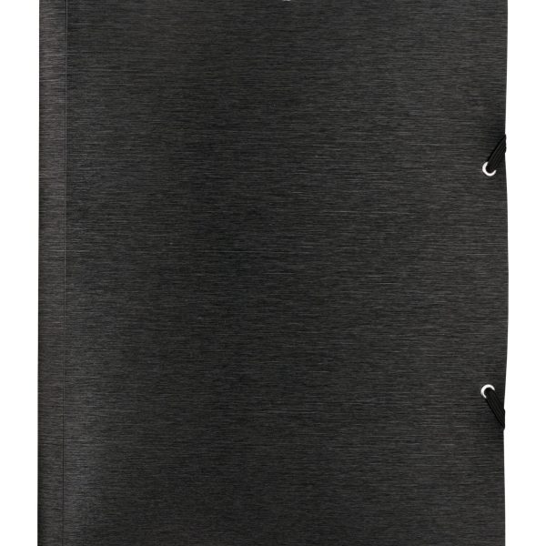 KOLMA Gummizugmappe LineaVerde A4 11.077.06 schwarz, PP, Sand, recycling