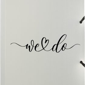 KOLMA Gummibandmappe Wedding A4 11.178.07 opak silber,we do