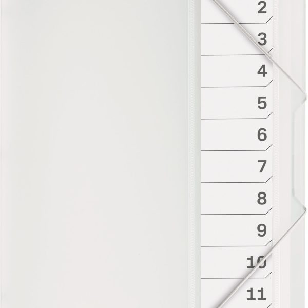 KOLMA Pendenzenmappe A4 11.212.00 transparent 12-teilig