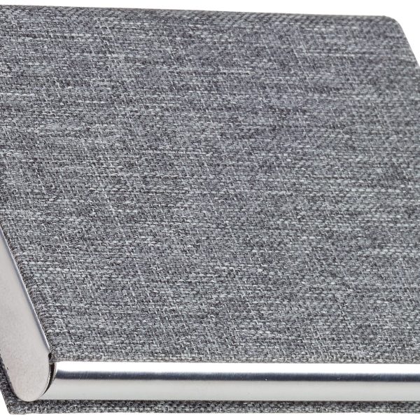 KOLMA Visitenkartenhalter RPET 14.303.03 grau 20 Karten 9.6x6.2x1.5cm