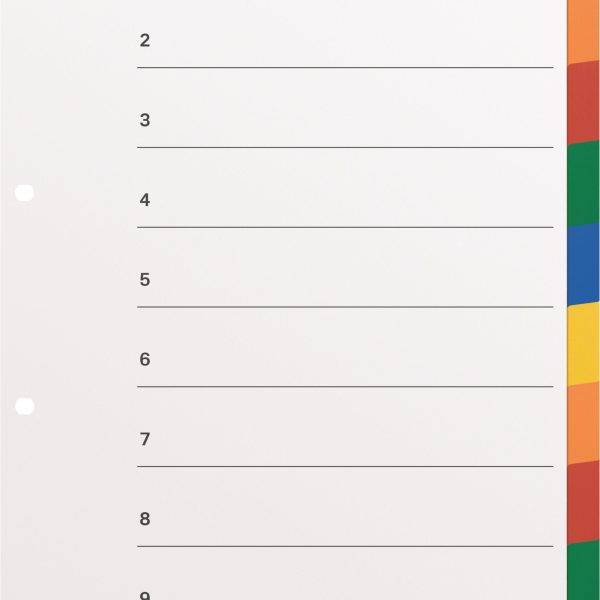 KOLMA Register KolmaFlex A4 18.104.20 mehrfarbig 10-teilig