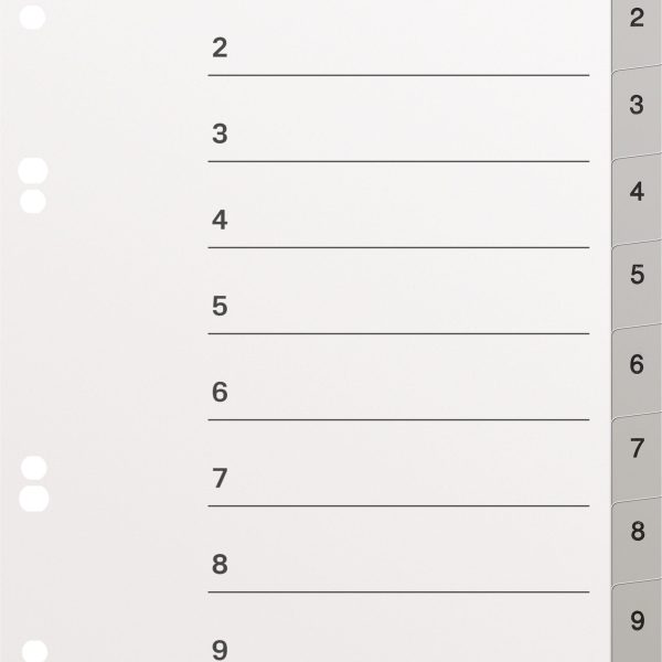 KOLMA Register KolmaFlex A5 18.105.03 grau 1-10