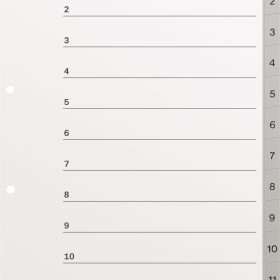 KOLMA Register KolmaFlex A4 18.112.03 grau 1-12