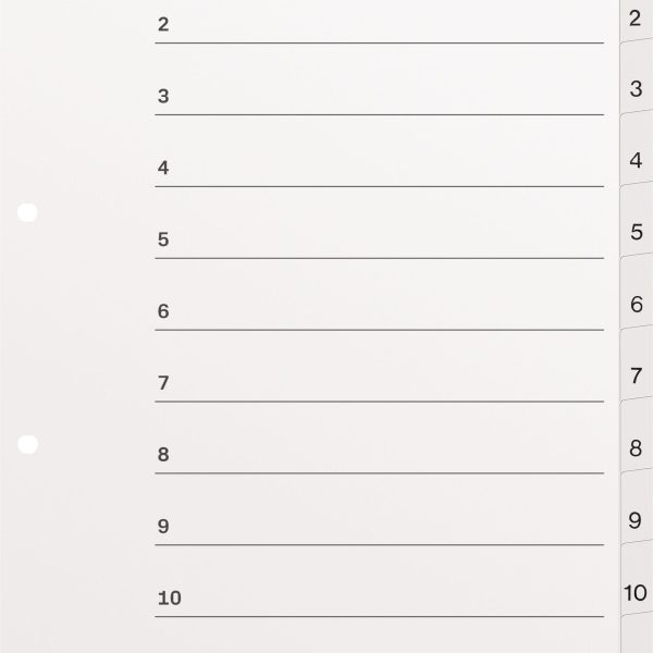 KOLMA Register KolmaFlex A4 18.112.16 weiss 1-12